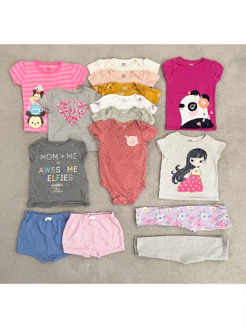 24 Month and 2T Toddler Girl Clothing Bundle ~ Gymboree, Carter's, Old Navy